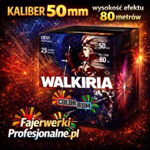 WALKIRIA 25 strzałów 50mm CB101 Zom Bum Color